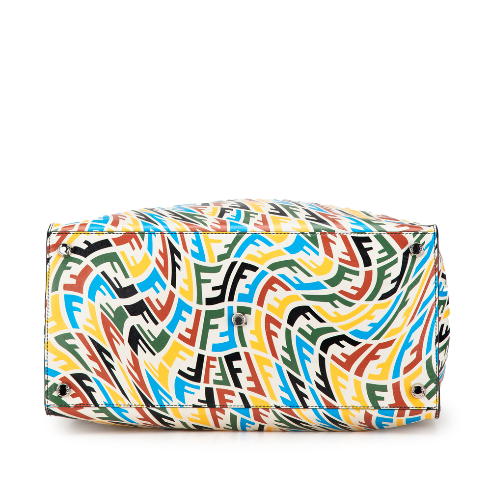 Pre-Loved Fendi Sarah Coleman Leather Vertigo Shopper Tote - Picture 3 of 8